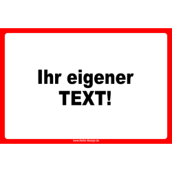 Ihr eigener Text