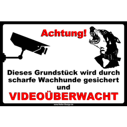 ACHTUNG! Dieses Grundstück wird durch scharfe...