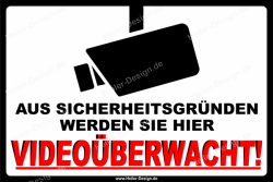CCTV in Operation for your Security Sign