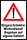 Warnschild Eingeschränkter Winterdienst! Begehen auf eigene Gefahr! 200 mm x 300 mm 2 mm Alu Verbundplatte Ohne Ecken abgerundet