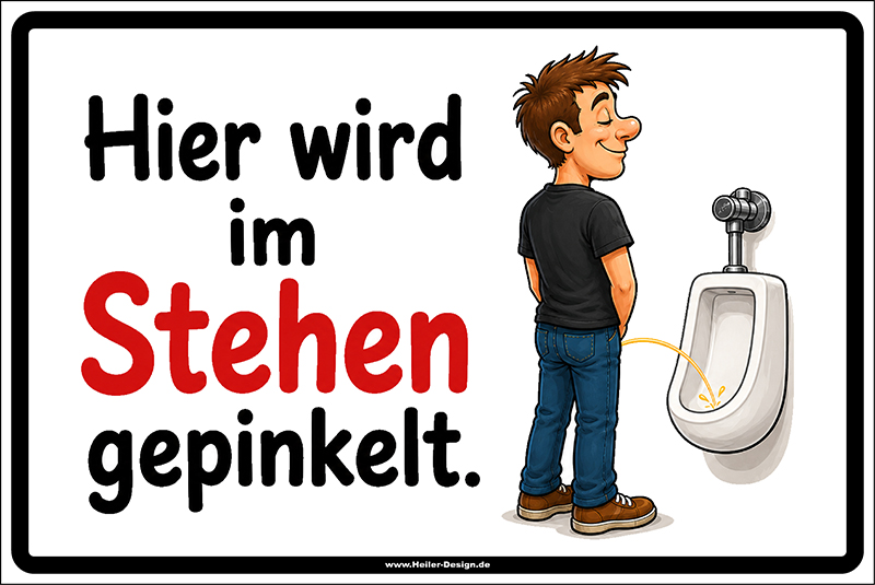 Hier wird im stehen gepinkelt 3
