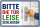 Hinweisschild Bitte die Tür leise schließen