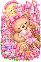 Wandtattoo Prinzessin Teddybär Einhorn Schloss...