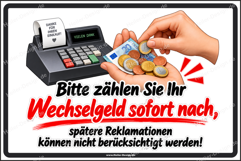 Information Please Check Your Change Immediately Later Claims Cannot Be Accepted - 4