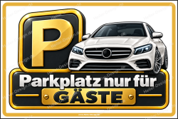 Parkplatz nur für Gäste - 1