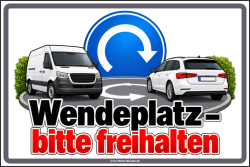 Notice Sign Turning Area – Please Keep Clear