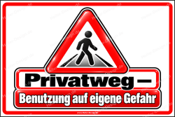 Notice Sign Private Path – Use at Your Own Risk