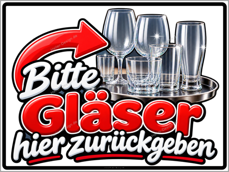 Return Sign Please Return Glasses Here