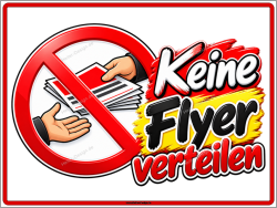 Prohibition Sign No Flyer Distribution