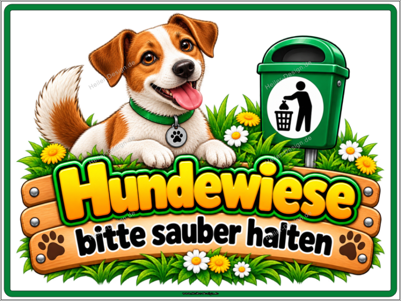 Mandatory Sign Dog Exercise Area – Please Keep Clean