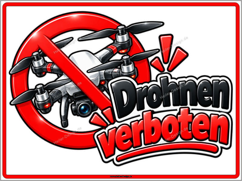 Prohibition Sign No Drones