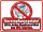 Notice Sign Risk of Blockage! Please Do Not Flush Hygiene Products Down the Toilet. - 2