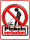 Verbotsschild Pinkeln verboten! - 1