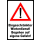 Schild Eingeschränkter Winterdienst! Begehen auf eigene Gefahr!