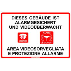 DIESES GEBÄUDE IST ALARMGESICHERT UND...