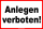 Verbotsschild Anlegen verboten! - 1
