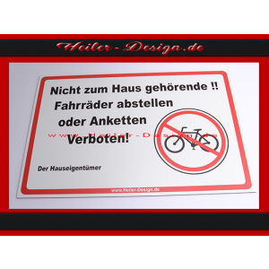 Nicht zum Haus gehörende !! Farräder abstellen oder Anketten Verboten! Der Hauseigentümer