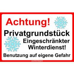 Achtung! Privatgrundstück Eingeschränkter...