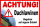 Warnschild Achtung! Dachlawinen! Begehen auf eigene Gefahr! - 1