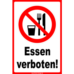 Essen verboten!