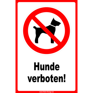 Hunde verboten!