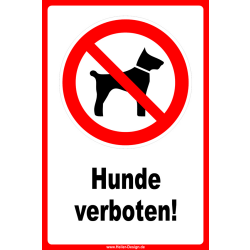 Hunde verboten!