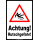 Warning sign Caution slippery surface