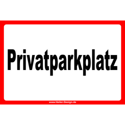 Privatparkplatz