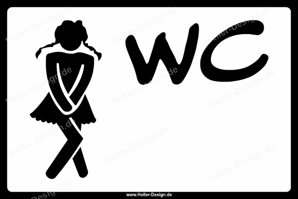Ladies Toilets Sign – modern design