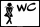 Ladies Toilets Sign – modern design