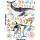 Wandaufkleber Wandtattoo Wandsticker Kinderzimmer Babyzimmer Unterwasser Meer Tiere  Wal Fische Aquarell selbstklebend