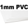 1 mm PVC Hartschaumplatte