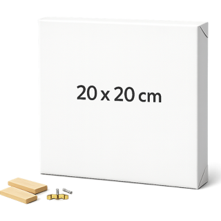 20 x 20 cm Leinwand auf Keilrahmen