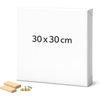 30 x 30 cm Leinwand auf Keilrahmen