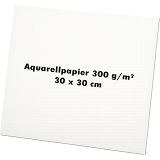 30 x 30 cm Aquarellpapier 300 g/m²