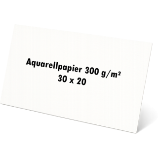 30 x 20 cm Aquarellpapier 300 g/m²