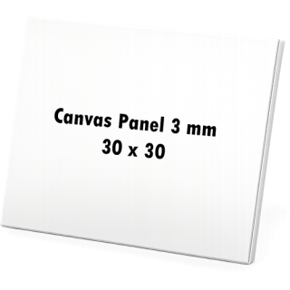30 x 30 cm Canvas Panel 3 mm