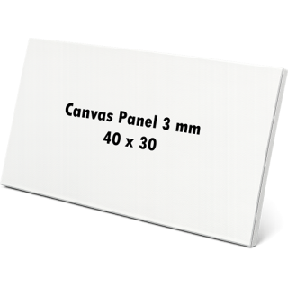 40 x 30 cm Canvas Panel 3 mm